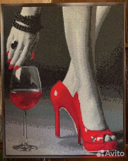 Выкладка картин алмазной мозайкой