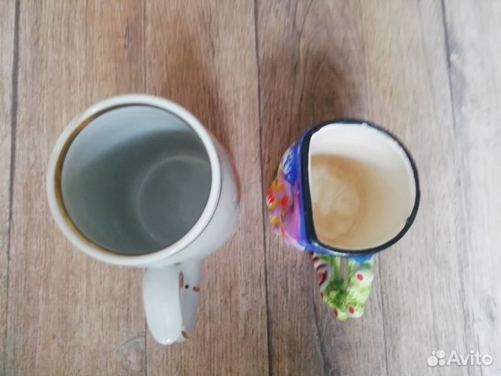 Пивная кружка 0.8л с позолотой и детская выпуклая