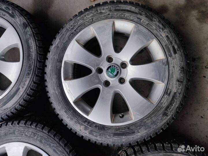 Диски R16 Skoda Superb, Yeti Б/у Литые 4Шт без шин