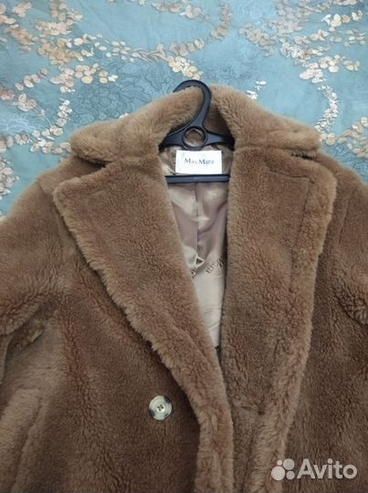 Шуба из натуральной овчины Тедди