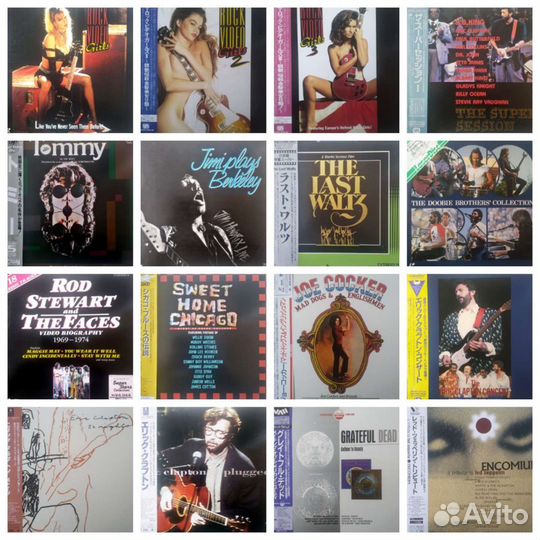 Музыка + видео на японских LD