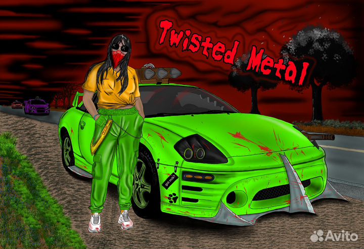Mitsubishi Eclipse 2.4 AT, 2002, 168 500 км