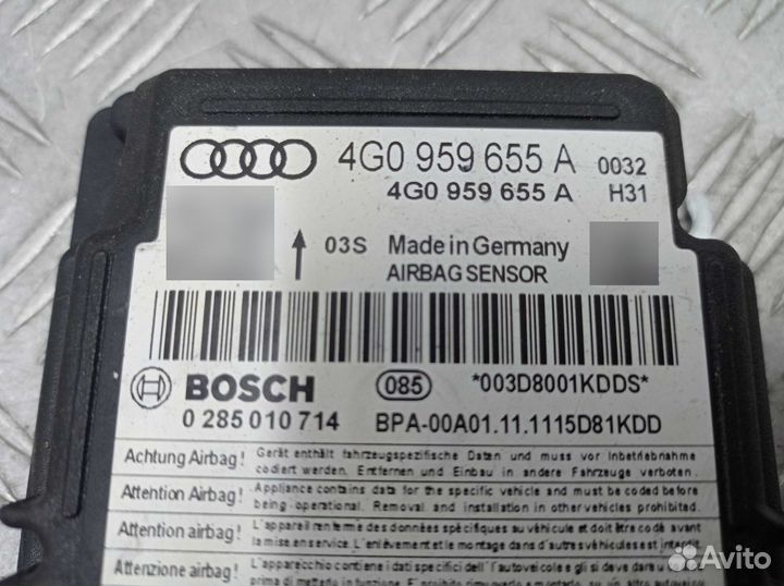 Блок управления Air Bag для Audi A6 C7 4G0959655A