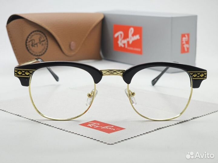 Оправа Ray Ban Clubmaster RX 3016 Gold