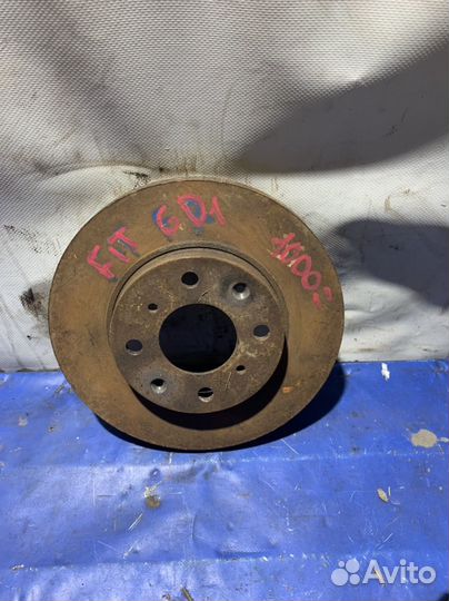 Диск тормозной передний honda fit gd1