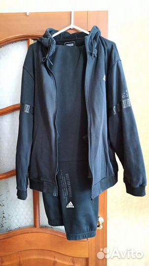 Мужской тёплый спортивный костюм Adidas