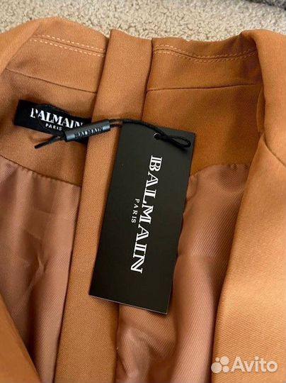 Шикарное платье пиджак Balmain