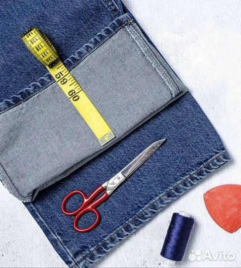 Подшить брюки/джинсы