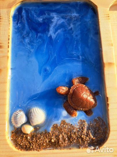 Менажница деревянная и эпоксидная смола