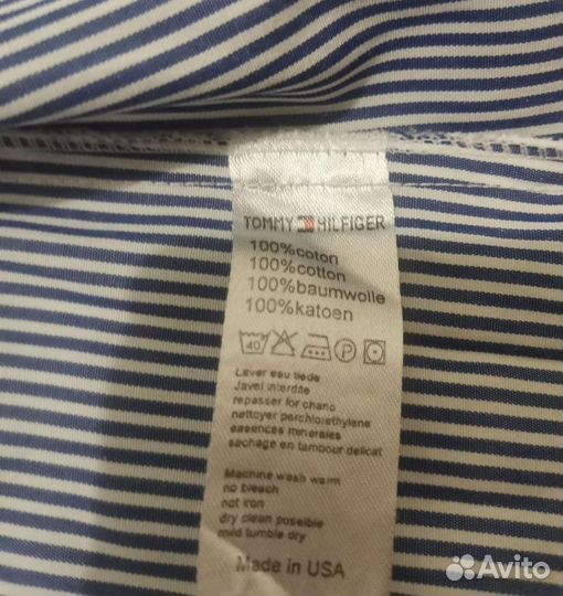Рубашка деткая tommy hilfiger. Оригинал