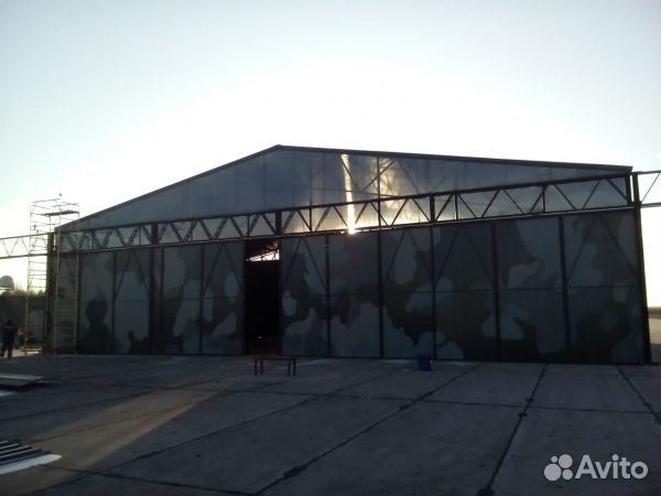 Каркасно тентовые ангары