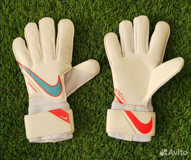 Вратарские перчатки Nike Vapor grip 3 White 2023