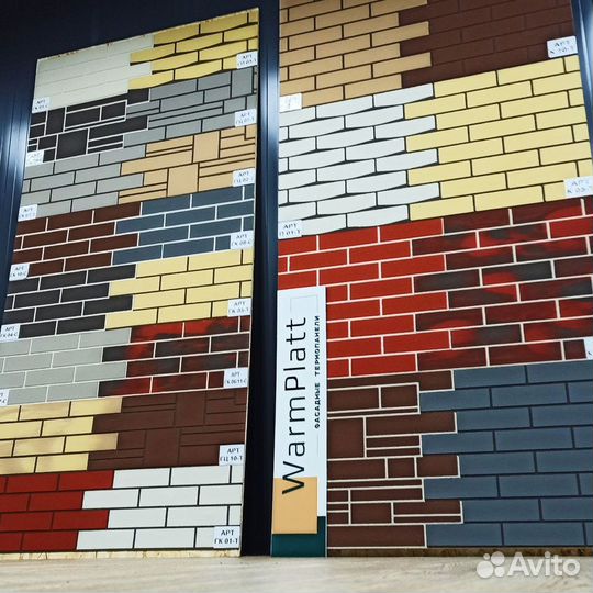 Фасадные термопанели под кирпич