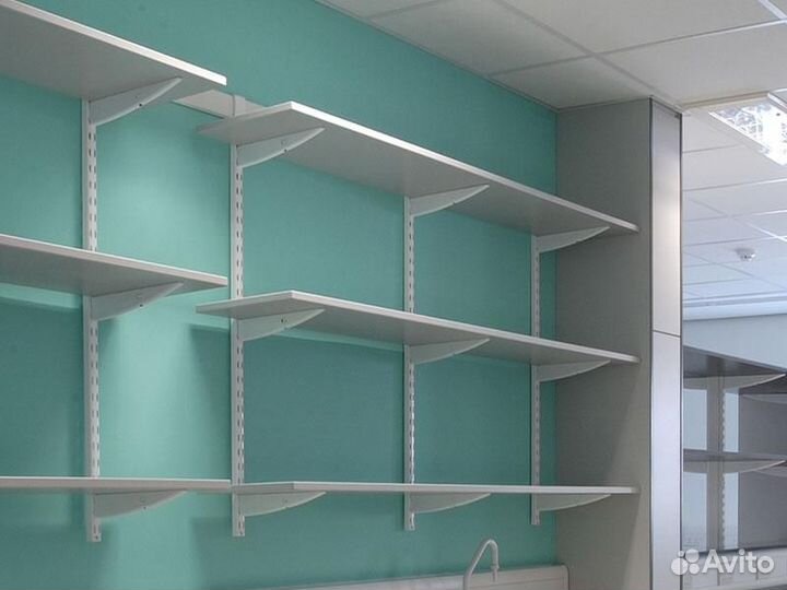 Настенные металлические полки высота 2м ширина 1м