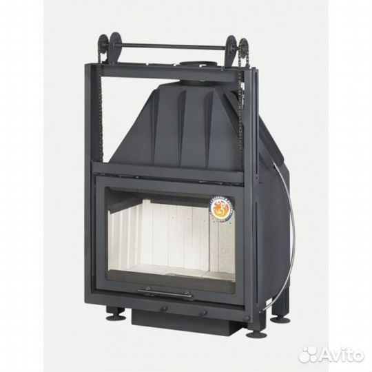 Каминная топка Альфа 700 с дымоходом 150