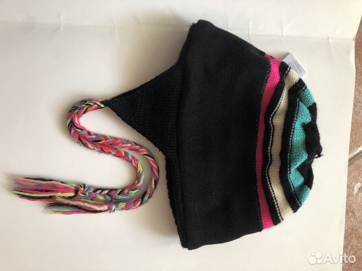 Шапка осень-зима для девочки 5-7 лет