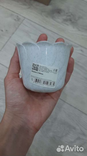 Горшочки новые для мини растений d-7см