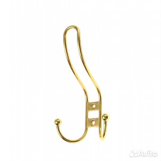 Крючок-вешалка №12, полимер золото