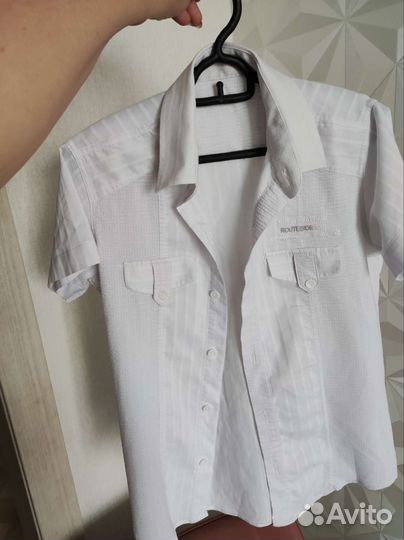 Рубашка белая 146