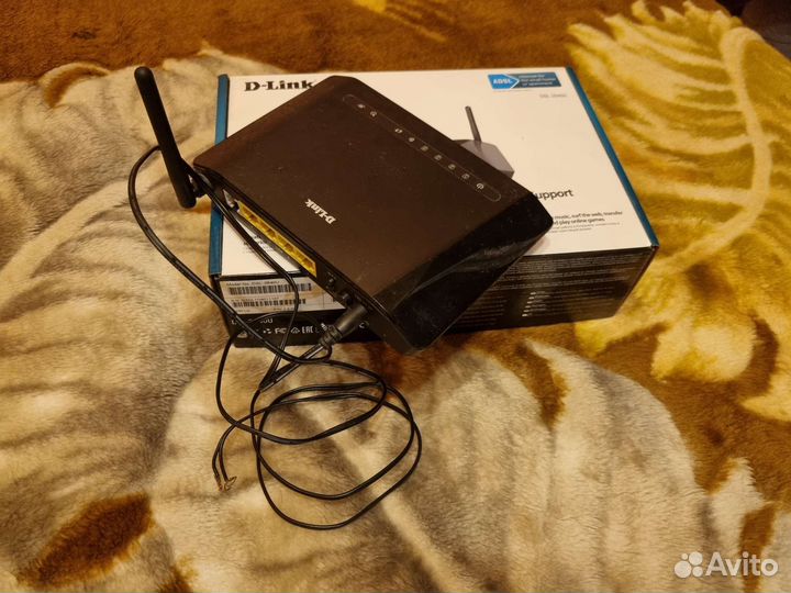 Adsl2+ modem wi-fi router D-link DSL-2640U