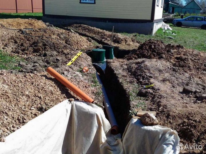 Автономная канализация. Монтаж септика под ключ
