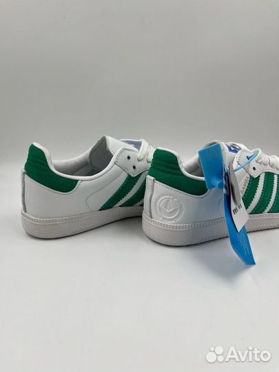 Adidas Samba Бело-зеленый