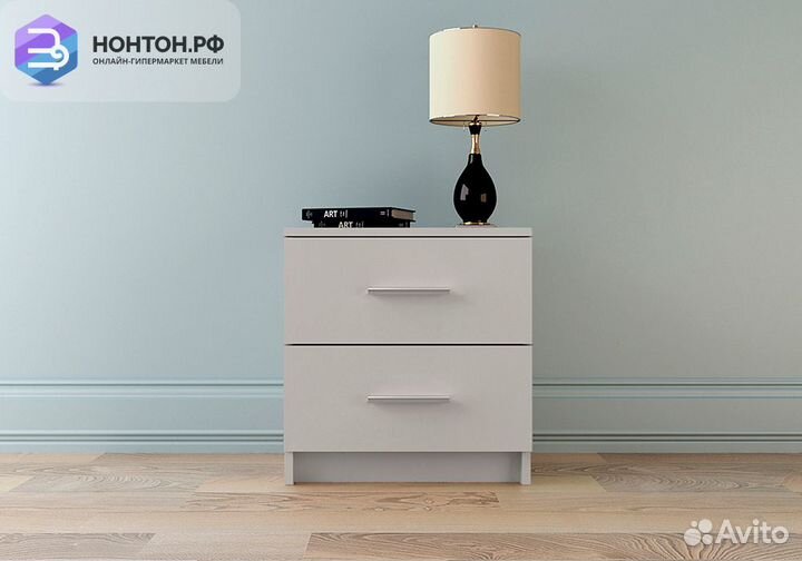 Тумба прикроватная Лофт 420 белый