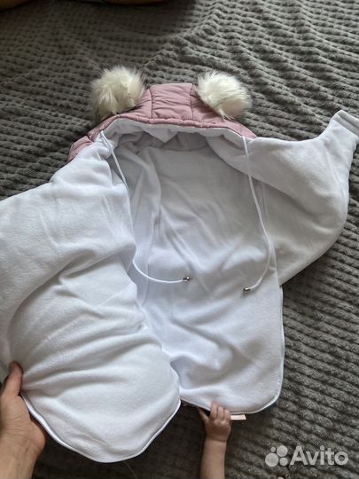 Конверт кокон на выписку