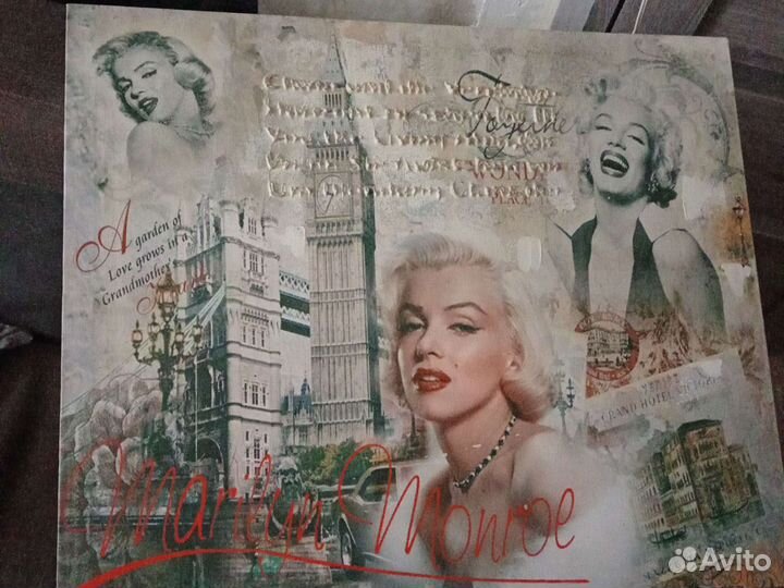 Коллаж Мерлин Монро