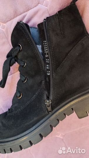 Ботинки женские зимние натуральная замша 37