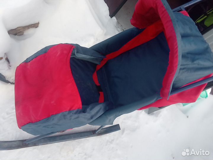 Коляска санки