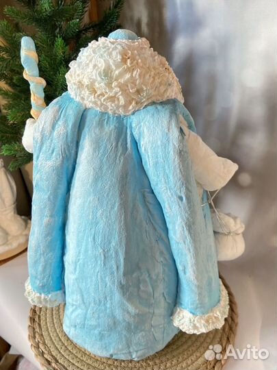 Мастер класс дед Мороз из ваты под елку СССР