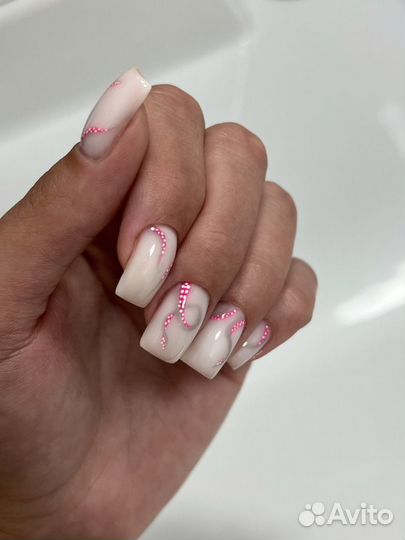 Маникюр покрытие гель лаком