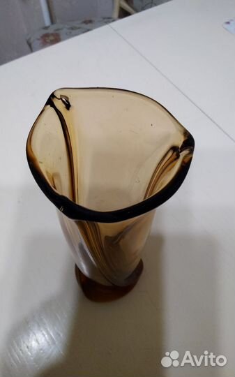 Ваза цветное стекло СССР