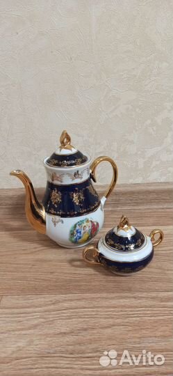 Набор чайник и сахарница Чехия