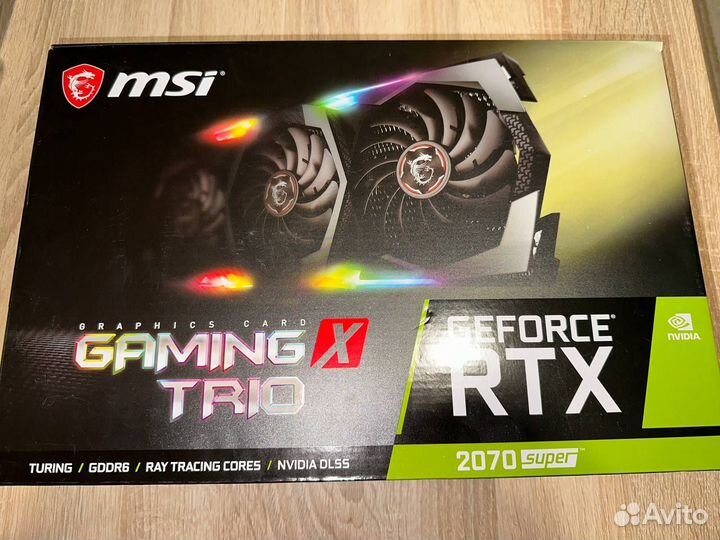 Видеокарта MSI nvidia GeForce RTX 2070super gaming