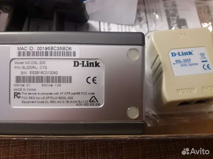 Модем D-Link adsl-200