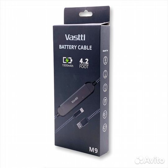 Кабель microUSB + PowerBank 1500mAh