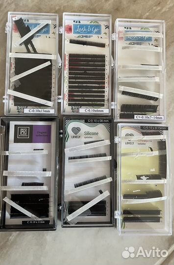 Материалы для наращивания ресниц бу