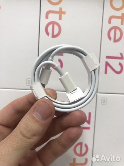 Apple 20w usb c power adapter + кабель Lightning