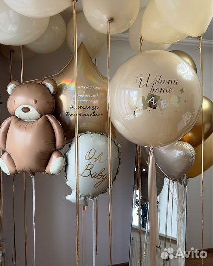 Гелиевые воздушные шары оформление шарами