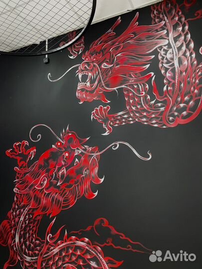 Художник по росписи, роспись стен