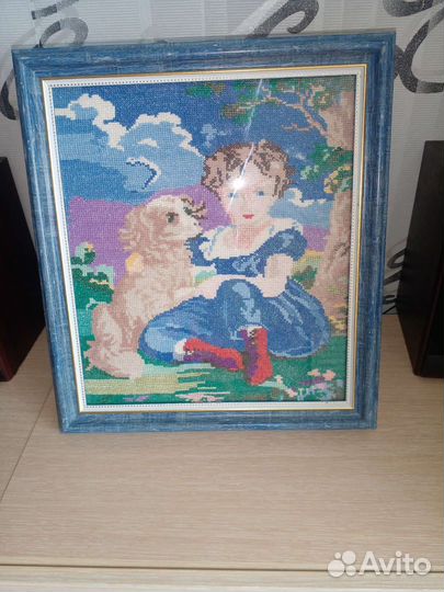 Картина вышитая крестом