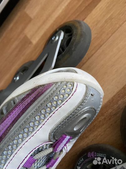 Роликовые коньки reaction с сумкой