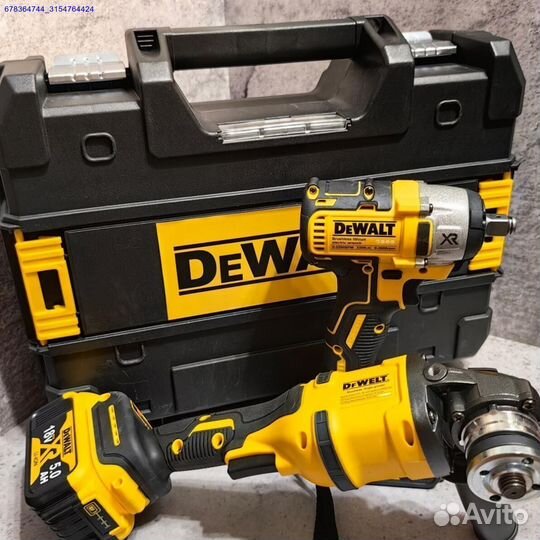 Набор DeWalt Болгарка ушм + Гайковерт (Арт.36225)