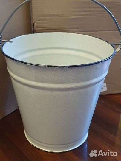 Ведро эмалированное новое