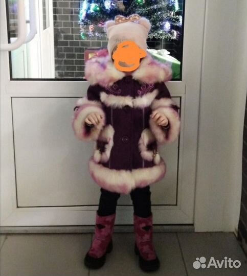 Дубленка для девочки