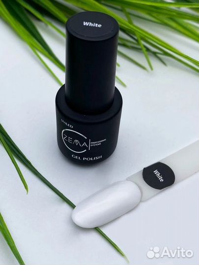 ZЁMA Гель-лак Белый 15ml