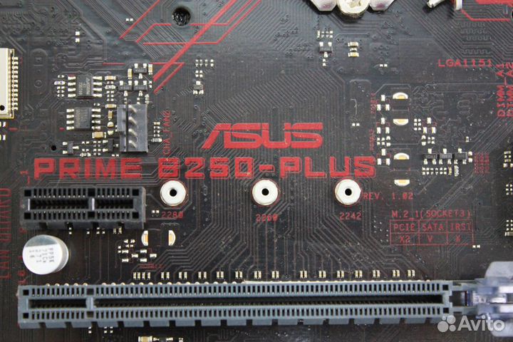 Материнская плата 1151 Аsus prime B250-plus