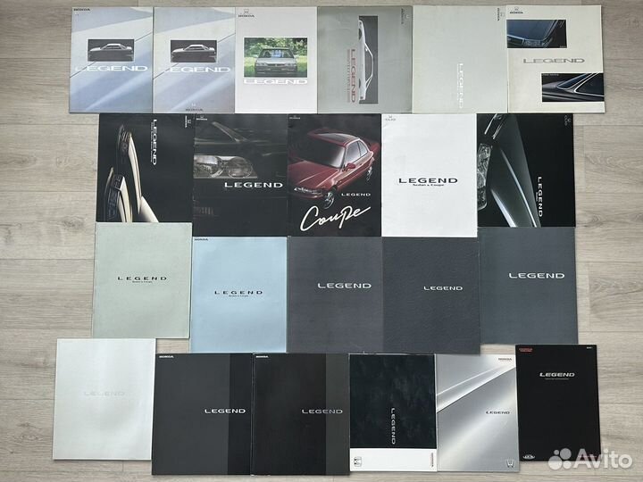 Дилеские каталоги Honda Legend 1985-2015 Япония